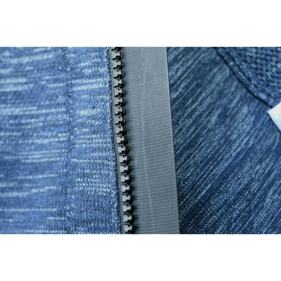 NEW Mens M NIKE Tech Knit Full Zip Activewear Jacket Long Sleeve 832178-473 Blue - Picture 3 of 7